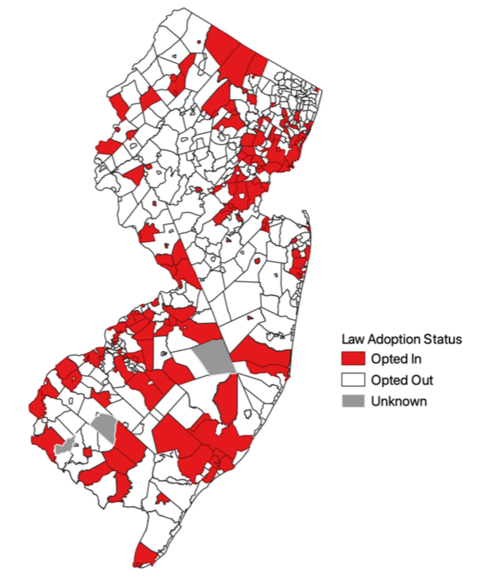 What Types Of New Jersey Municipalities Allow Cannabis Related Businesses New Jersey State 0537